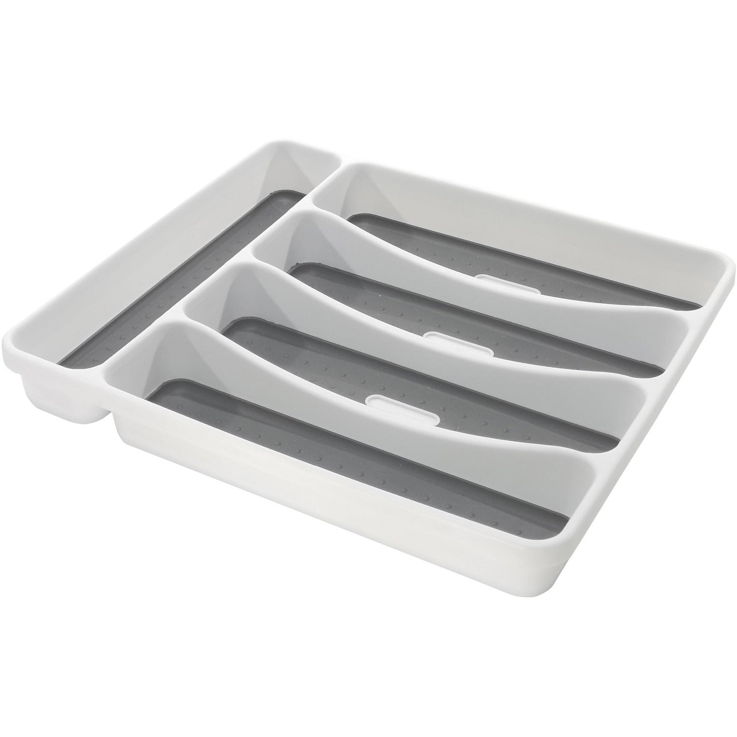 GUSTO CASA - Portaposate 5 scomparti con base antiscivolo - h5x32x29 cm